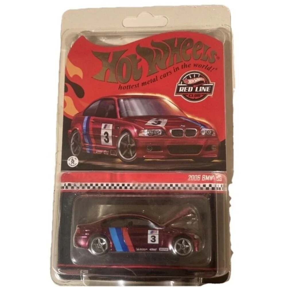 Hot Wheels RLC Redline Club Exclusive 2006 BMW M3 (Red) Sealed in Protector